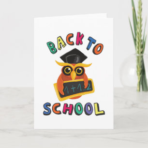 Back to school card