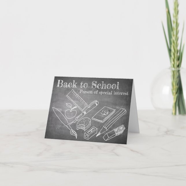 Back to School Card (Front)