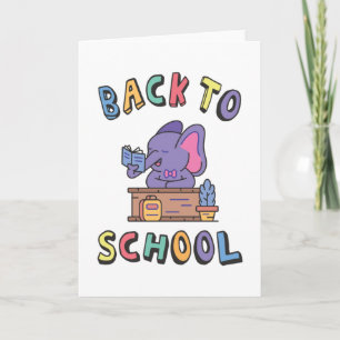 Back to school card