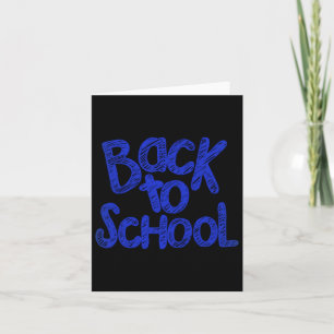 Back To School  Card