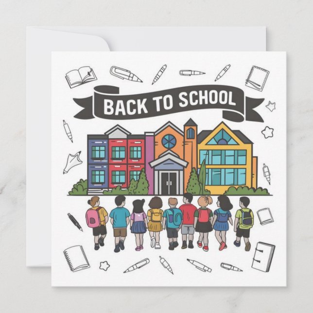 back to school card (Front)