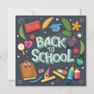 back to school card