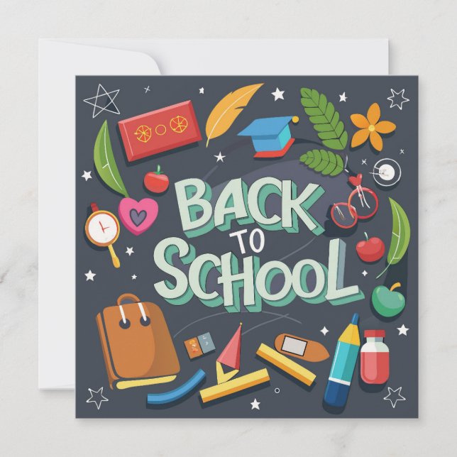 back to school card (Front)