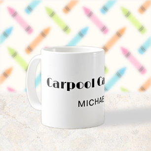 Back to School Carpool Dad Coffee Mug