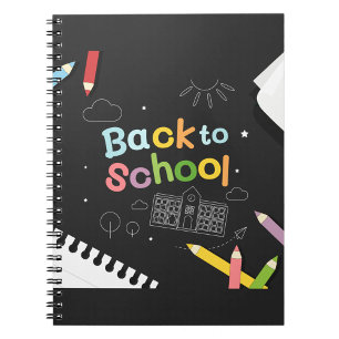 Back To School Chalk Board Notebook