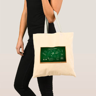 Back To School Chalkboard Tote Bag