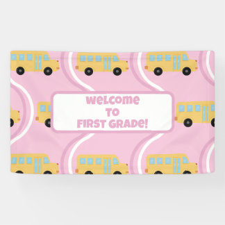 Back to School Classroom Teacher Boho Retro Banner