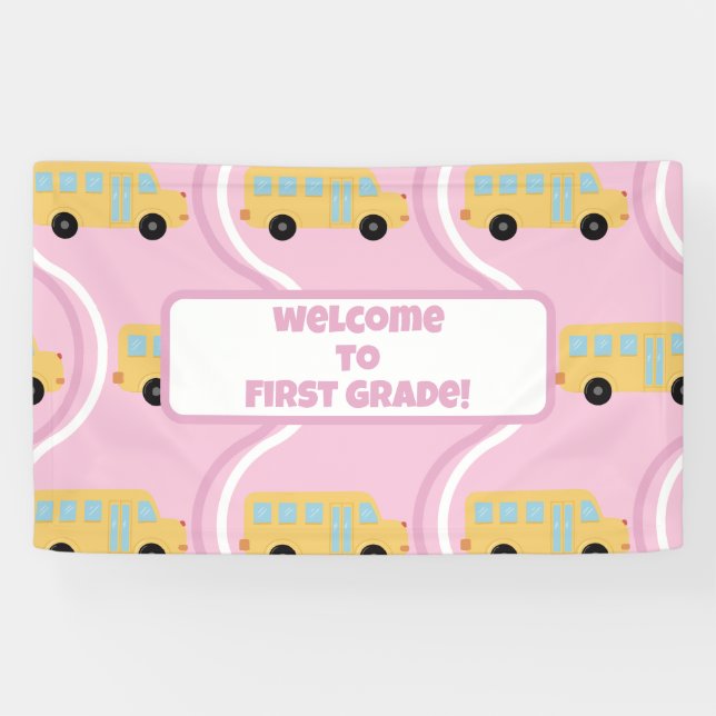 Back to School Classroom Teacher Boho Retro Banner (Horizontal)