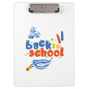 back to school clipboard