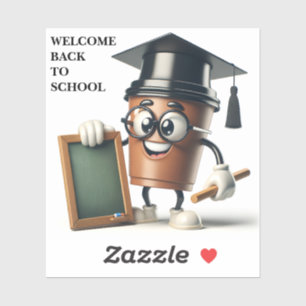 Back to School Coffee Cup Stickers