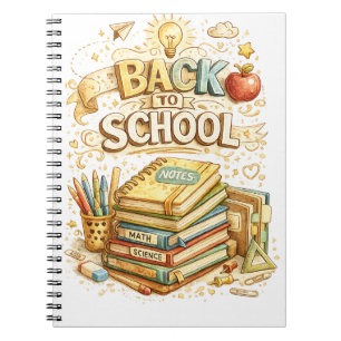 Back to School College Notebooks Cute School 