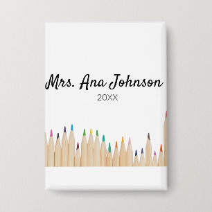 Back to school colour pencils add name class year