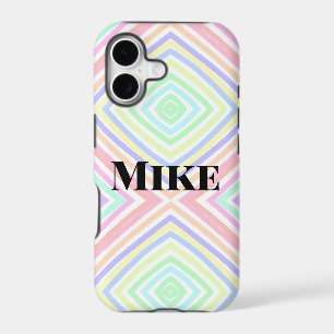 Back to school colourful stripes rainbow add name