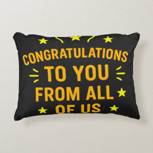 Back to School Congratulations – Quote  Decorative Cushion