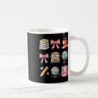 Back To School Coquette Teacher Women Girl Kinderg Coffee Mug