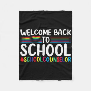 Back To School Counsellor Appreciation Women And M Fleece Blanket