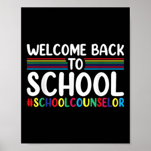 Back To School Counsellor Appreciation Women And M Poster