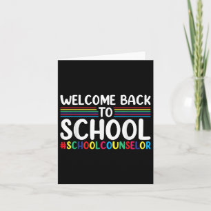 Back To School Counselor Appreciation Women And Me Card