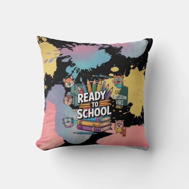 Back to School Cushion (Front)