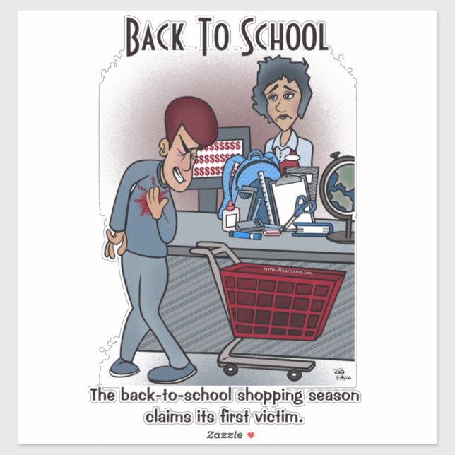 Back To School Custom Cut Windshield Sticker (Sheet)