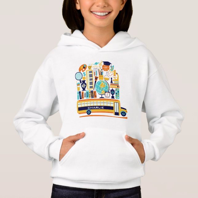 Back to School custom name shirts & jackets (Front)