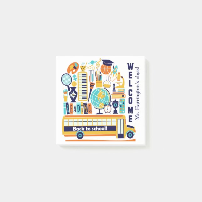 Back to School custom text notes (Front)