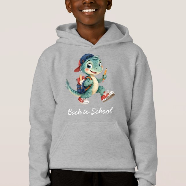 Back to School Cute Dinosaur Kids  (Front)
