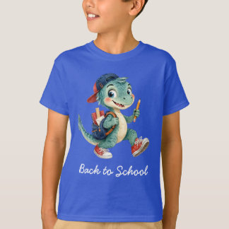 Back to School Cute Dinosaur Kids T-Shirt