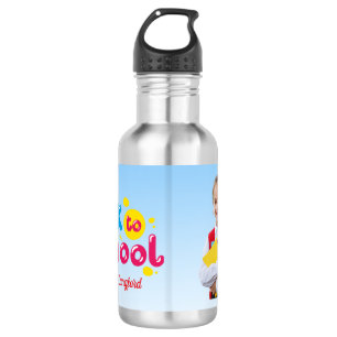 Back to School Cute Kids Student 532 Ml Water Bottle
