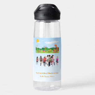 Back to School Cute Kids Student Water Bottle