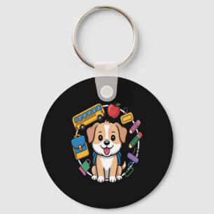 Back To School Dog Lovers Key Ring