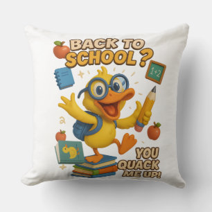 Back to School Duck Cushion