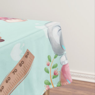 Back to School Elephant Pattern Tablecloth