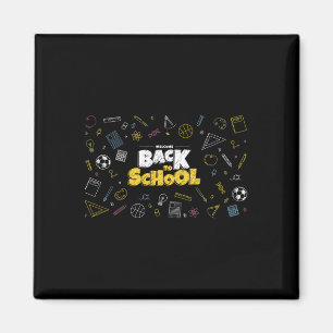 Back To School Face Mask Funny Teacher And Student Magnet