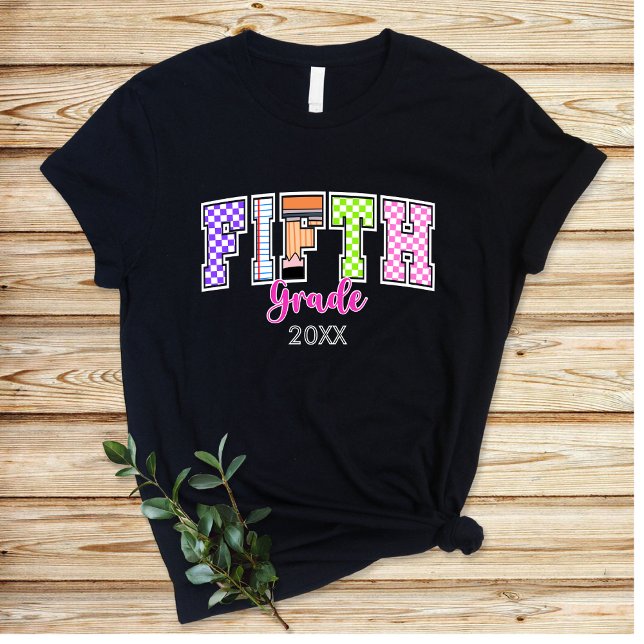 Back to School Fifth Grade Varsity T-Shirt (Creator Uploaded)