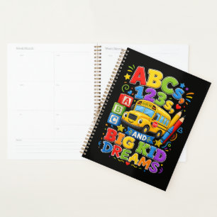 Back to School First Day Big Kid Dreams Planner
