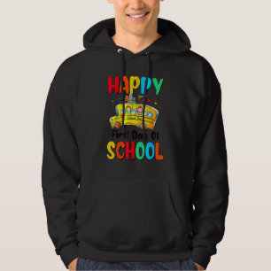 Back To School First Day Bus Driver Teachers Stud Hoodie