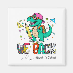 Back To School First Day Dinosaur Teachers Boys Gi Magnet
