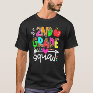 Back To School First Day Of 2nd Grade Squad Teache T-Shirt