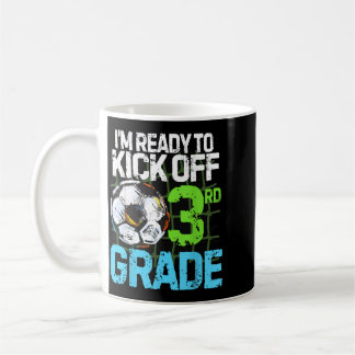 Back To School First Day Of 3rd Grade Soccer Games Coffee Mug