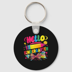 Back To School First Day Of Kindergarten Celebrati Key Ring