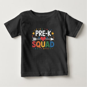 Back to School First Day of Pre-K Preschool Baby T-Shirt