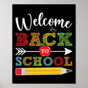 Back To School First Day Of School Teachers Poster