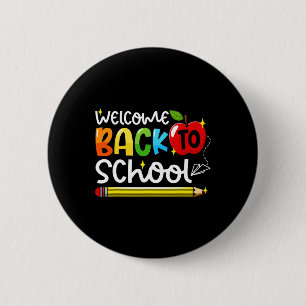 Back To School First Day Of School Teachers Studen 6 Cm Round Badge