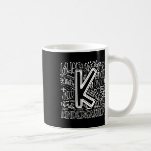 Back To School First Day Of School Typography Kind Coffee Mug