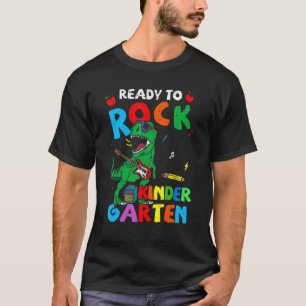 Back To School First Day Ready To Rock Kindergarte T-Shirt