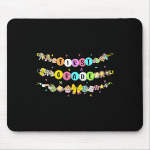 Back To School First Grade Bracelet Teachers Stude Mouse Pad