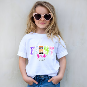 Back to School First Grade Varsity T-Shirt