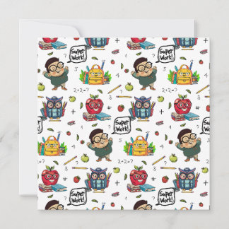 Back to School Flat Card