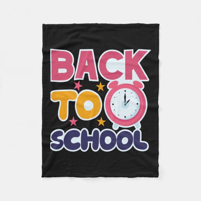 Back To School  Fleece Blanket (Front)